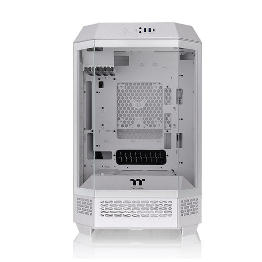 Thermaltake CS CA-1Y4-00S6WN-00 The Tower 300 Snow MicroTower 3x3mm TG White - PuriLite