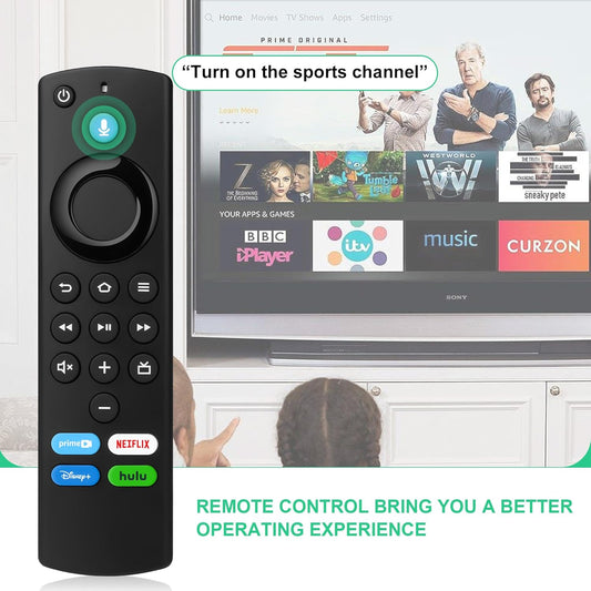 Replacement Remote Control with Voice Function (L5B83G) Fit for Smart TVs Stick(2nd Gen, 3rd Gen, Lite, 4K),TVs Cube,for Insignia-Toshiba-Pioneer Smart TV - PuriLite