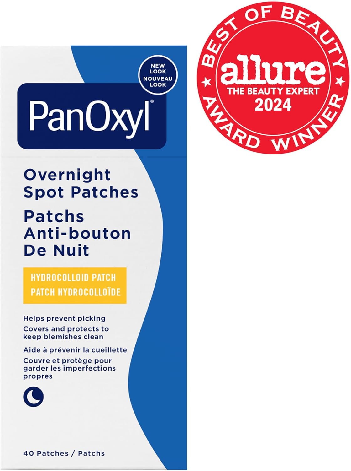 PanOxyl PM Overnight Spot Patches 40 ct - Clear