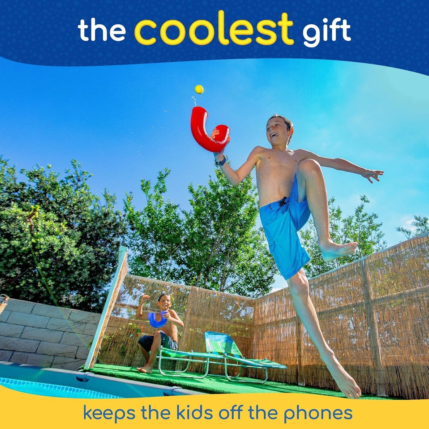 Juggling Skill Toy with Dual Balls Coordination Training Game for Kids Teens and Adults Indoor Outdoor Motor Skills Play Blue Age 9+