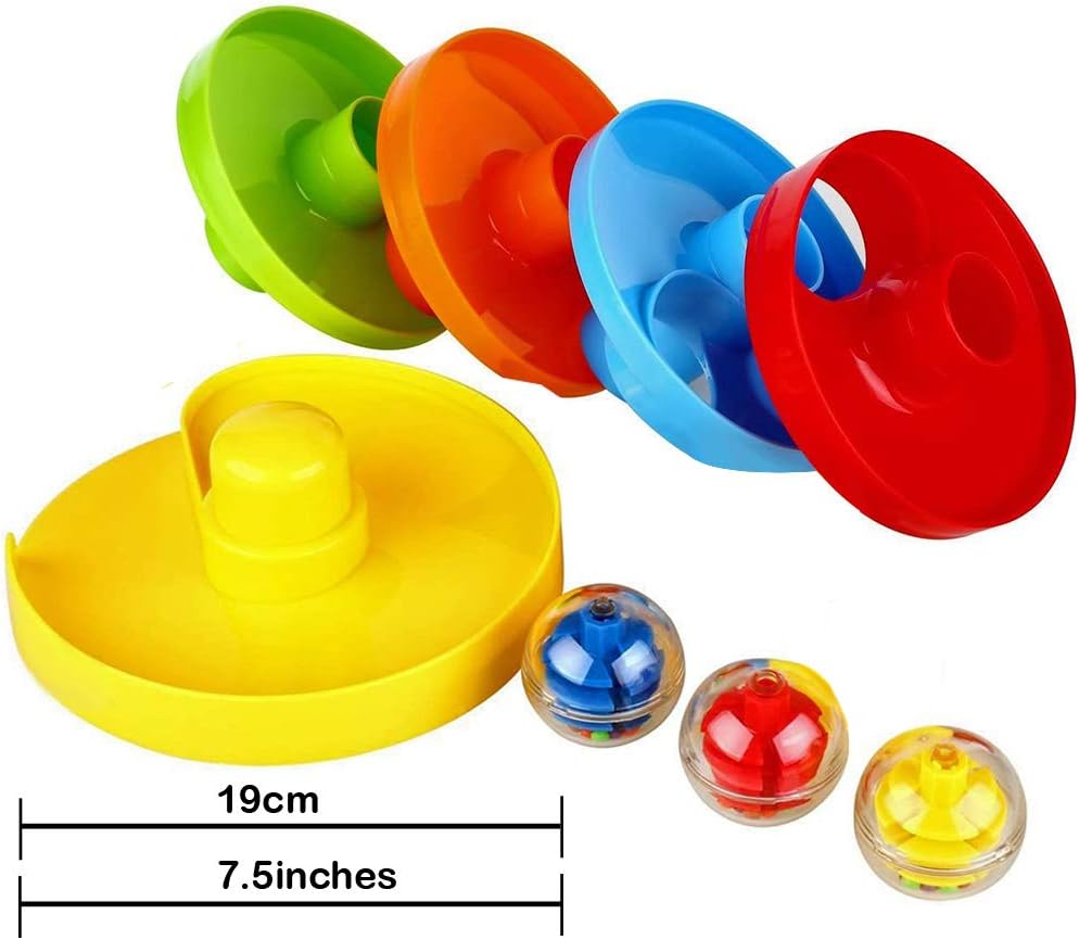 Montessori Ball Drop Toy for Toddlers 9 Months and Up Stackable Ramp Tower with Rattle Balls Early Learning STEM Toy