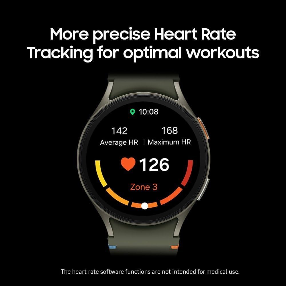 Samsung Galaxy Watch7 40MM Bluetooth AI Smartwatch w/Energy Score, Wellness Tips, Heart Rate Tracking, Sleep Monitor, Fitness Tracker, 2024, International Version (Cream)