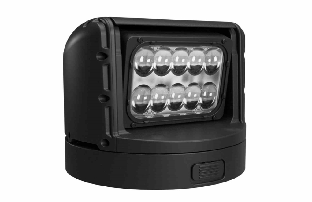 Remote Control Visible and Infrared LED Light - 12-24V, Spot/Flood Beam - Wired Remote, Magnetic Mount - 10' Harness