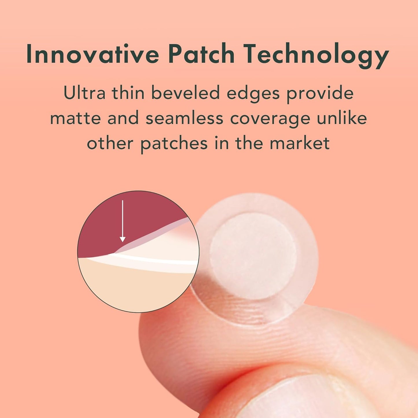 Rael Miracle Invisible Spot Cover - Absorbing Cover, Hyrocolloid Patch, Korean Skin Care, Facial Stickers, 2 Sizes (96 Count)
