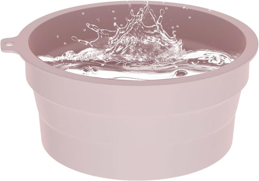 Foldable Ice Bath Bowl, Silicone Beauty Skin Firming Washbasin | Ice Bowl for Face Cold Plunge Chiller,Ideal for Home, Vacation, Traveling, Hotel, Business Trip, Refreshing