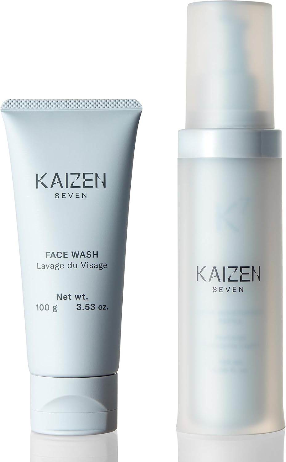 Kaizen Seven 2-Step Skincare Set for Men | Made in Japan | Premium Face Wash 100ML and Light Moisturizer 120ML