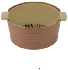 Kitchen Washbas Food Strainer Drain Basket Rotating Drainer Double-Layer Basin Vegetable Fruit Washing Strainer