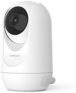 Momcozy Video Baby Monitor, 1080P 5'' HD Baby Monitor with Camera, Built-in Wide Angle Lens, 2-Way Audio, IR Night Vision, 5000mAh Battery, 960ft Range, Temperature Sensor, Lullaby, Easy to Operate