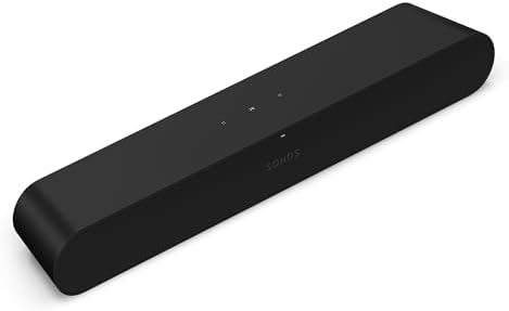 Sonos Ray - Black - Compact Soundbar - PuriLite