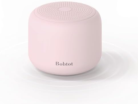 Bobtot Portable Bluetooth Speakers with Strap Easy to Carry, Wireless IPX5 Waterproof Mini Speaker with Loud Stereo Sound, 20 Hours Playtime, Rechargeable Battery, Built-in Microphone (Green)