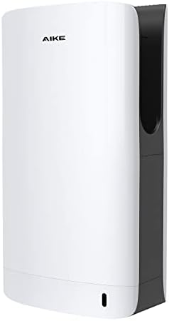 AIKE HEPA Filtered Vertical Hand Dryer Slim, 110-130V Silver 2023 New Version Model AK2065