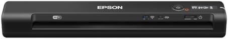Epson WorkForce ES-50 Portable Sheet-fed Document Scanner for PC and Mac, Black