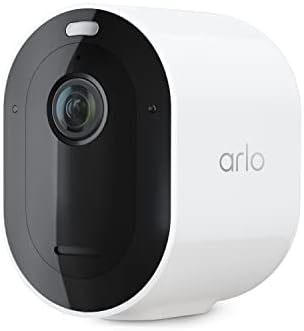 Arlo Pro 5S Spotlight Security Camera 2K HDR | Outdoor | Wire-Free with Spotlight | Dual-Band Wi-Fi Connects to The Strongest Network | 12X Zoom, 2-Way Audio, Color Night Vision, White, 4 Cameras