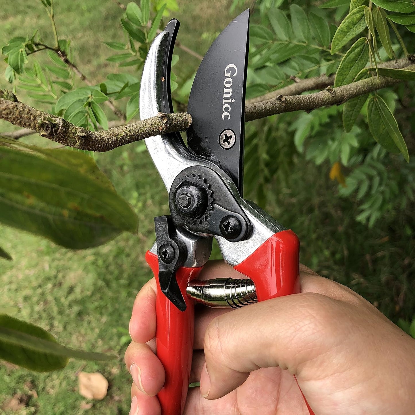 gonicc 8" Professional Sharp Bypass Pruning Shears (GPPS-1002), Tree Trimmers Secateurs,Hand Pruner, Garden Shears,Clippers for The Garden.