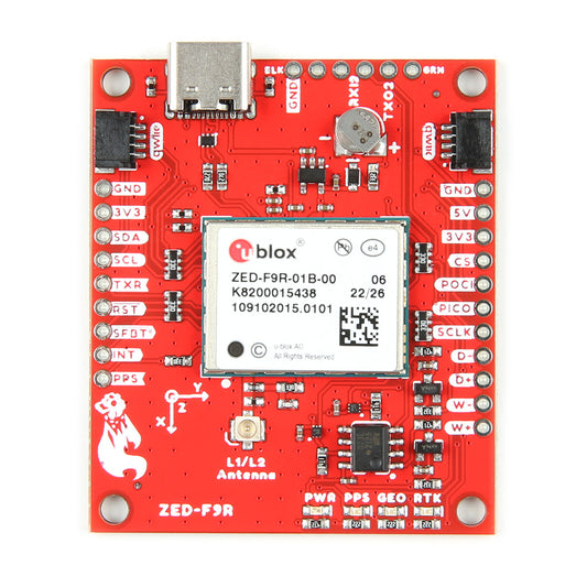 SparkFun GPS-RTK Dead Reckoning Breakout - ZED-F9R (Qwiic) - PuriLite