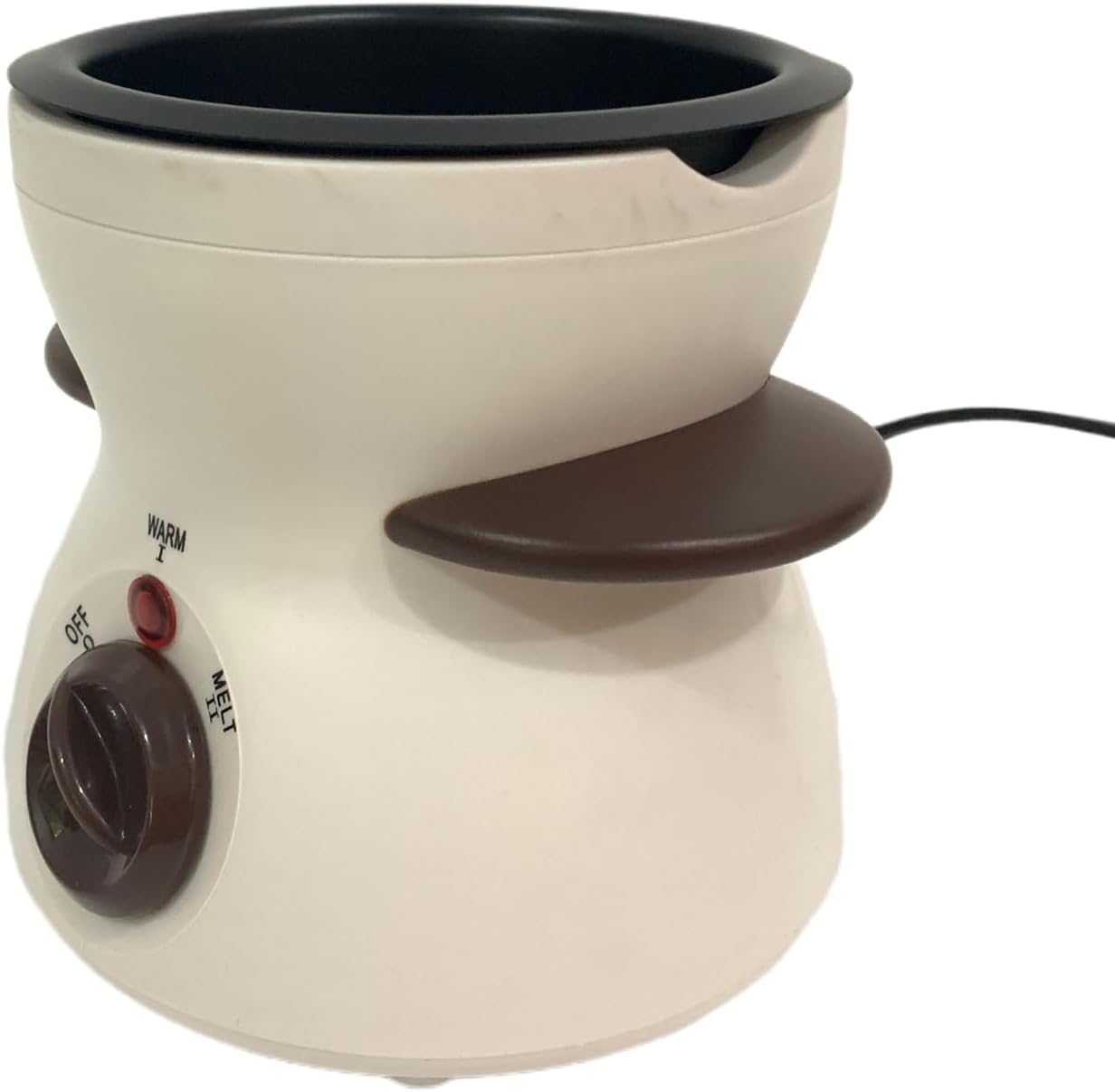 Fondue Set Electric Pot, Chocolate Melter, Chocolate Melting Pot Chocolate Fondue Kit with Dipping Forks, 9-ounce Detachable Bowl, Gift Set Date Night Idea Movie Night Game Night Gift Set