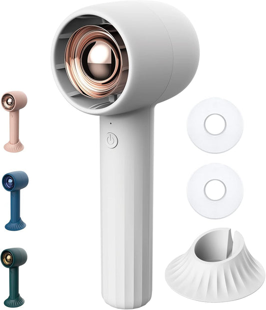 KENSUKA Handheld Fan with Aromatherapy HA1, Portable Hand Held Fan with 2000aMh USB Rechargeable Battery, 3 Speed Adjustable, Ideal for Travel, Makeup, and Outdoor Personal Cooling