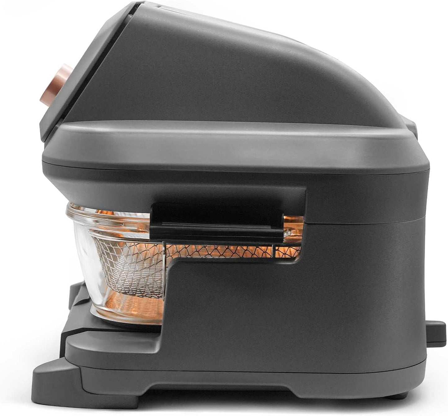 Livwell 6 Quart Glass Container Air Fryer with Pull-Out Drawer & Lid, PFOA & PFAS-Free, 12 Presets, Dishwasher-Safe, Family-Sized One Dish Meal for Baking, Roasting & Crispy Frying