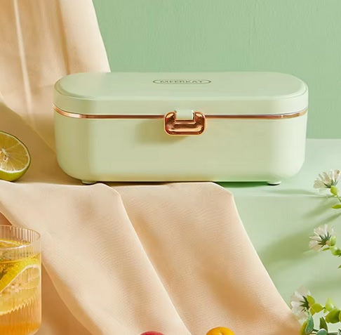 Purilite Select 220V Electric Lunch Box – Portable Thermal Bento Food Warmer with Stainless Steel Container, Water-Free Heating, Leakproof Seal (900ml) - PuriLite