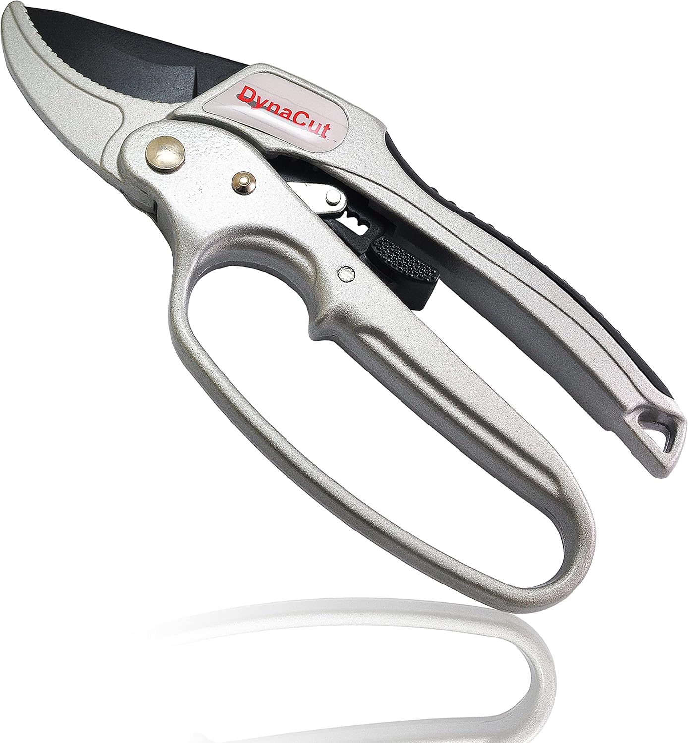 Gardening Ratchet Pruning Shears 8'', Professional Anvil Pruning Scissors Cutter Clippers - DynaCut Heavy Duty Tree Trimmers Up To 20mm Cutting Capacity, Soft Non-Slip Grip Reduce Hand Fatigue