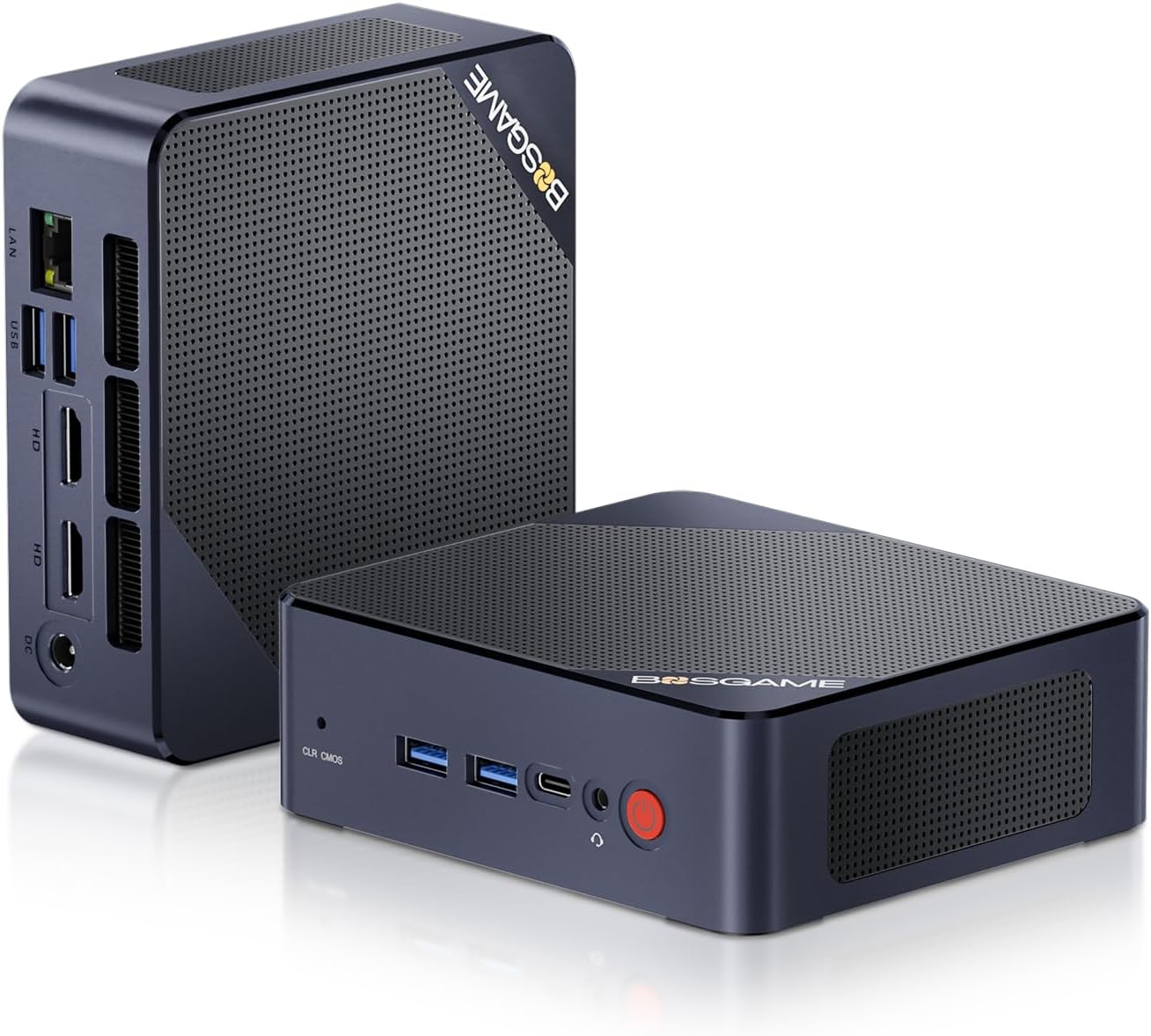 BOSGAME B95 Mini PC W11 Pro, Intel 12th Gen N95 (up to 3.4GHz) 16GB RAM 512GB M.2 SSD Minipc, Mini Desktop Computer Support 4K UHD Dual HDMI & Type-C, WiFi 5, BT 5.0