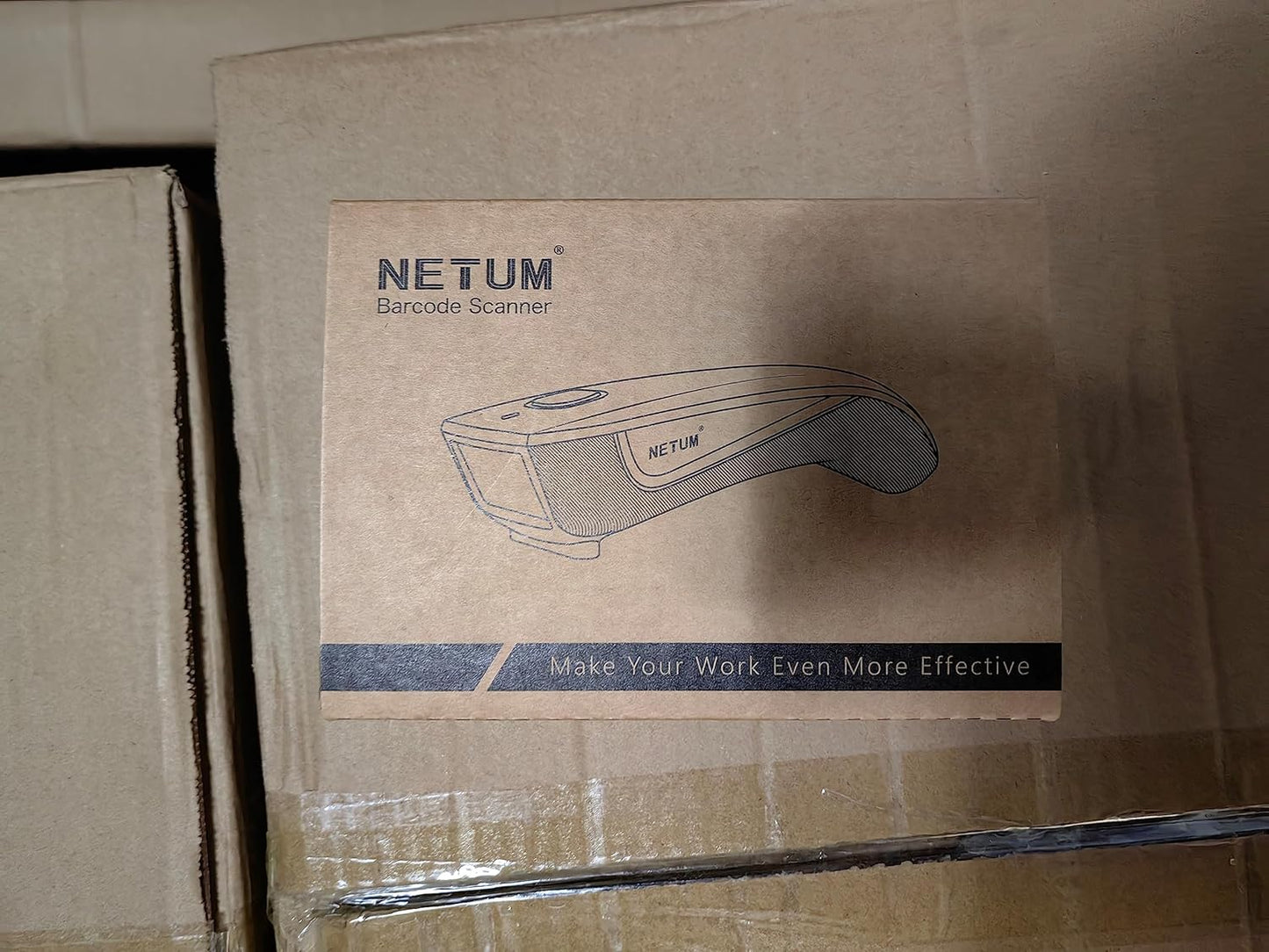 NETUM Bluetooth Barcode Scanner, Compatible with 2.4G Wireless & Bluetooth Function & Wired Connection, Connect Smart Phone, Tablet, PC, Laser Bar Code Reader Work with Windows, Mac,Android, iOS