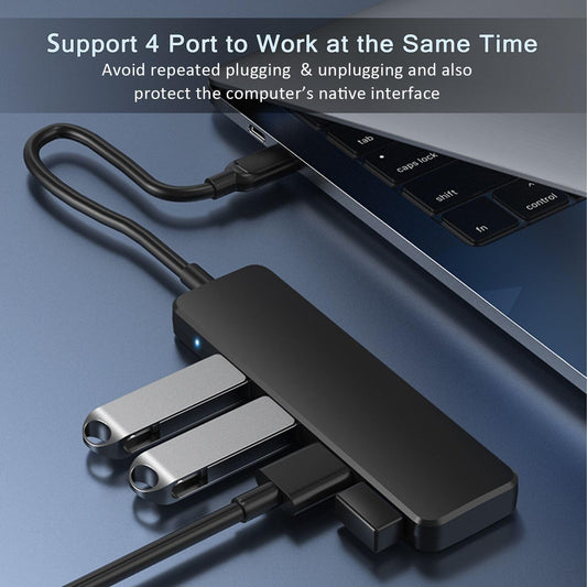 USB 3.0 Hub, VIENON 4-Port USB Hub USB Splitter USB Expander for Laptop, Xbox, Flash Drive, HDD, Console, Printer, Camera,Keyborad, Mouse - PuriLite