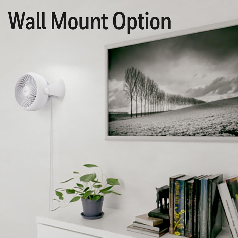 Honeywell HT-904 Tabletop Air-Circulator Fan, White