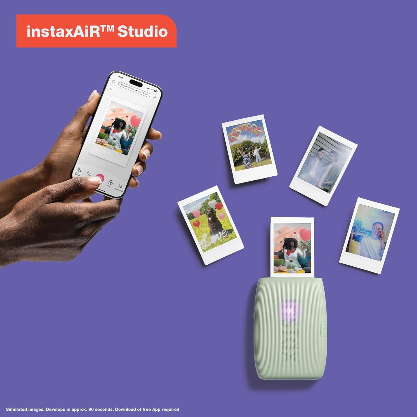 Fujifilm Instax Mini Link 3 Smartphone Printer - Rose Pink