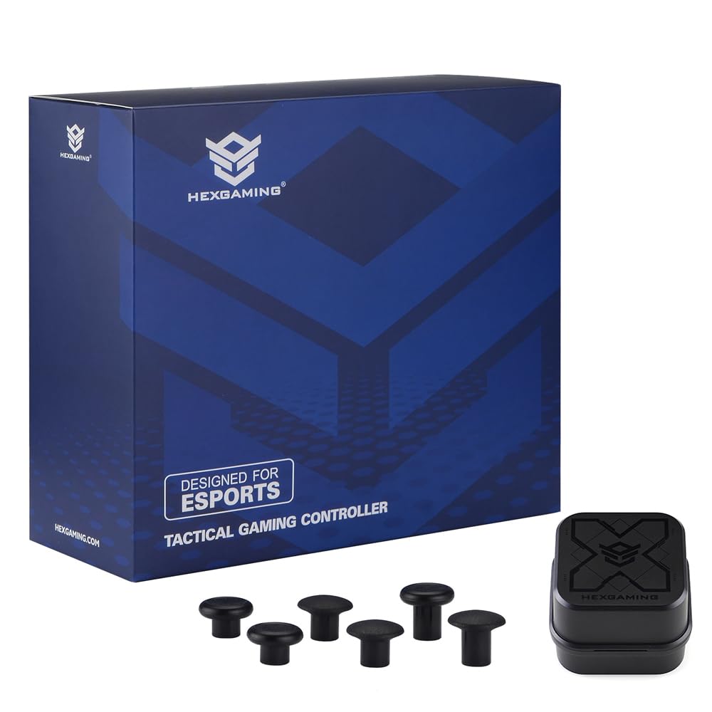 HEXGAMING ULTRA ONE Wireless Controller - 4 Back Buttons, 6 Profiles, Hair Triggers - Compatible with X|S, One - Black - No Battery Included