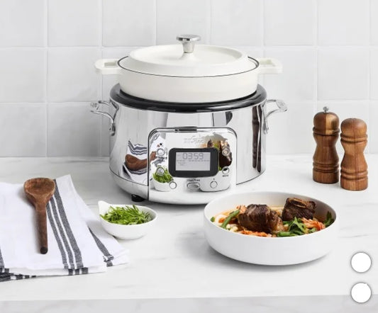 All-Clad 6-in-1 Programmable Slow Cooker with Removable Cast Iron Pot, 4.7 L (5 qt.) - PuriLite