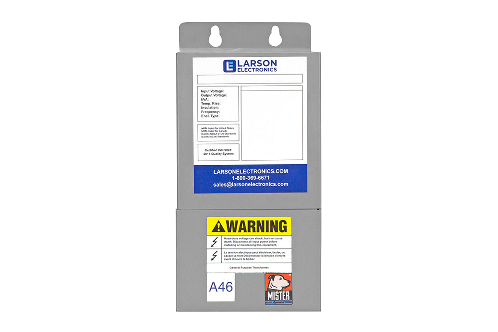 1 Phase Buck & Boost Step-Down Transformer - 240V Primary - 208V Secondary at 70.8 Amps - 50/60Hz