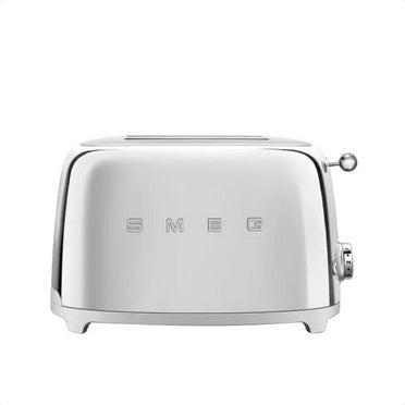 Smeg 50’s Style 2 Slice Toaster, Stainless Steel - PuriLite