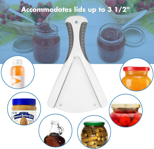 Jar Opener|Effortless Jar Opener for Weak Hands & Seniors With Arthritis Jar Lid Opener for Arthritic Hands- Opens Any Size Jar Gift for Seniors & Weak Hands - PuriLite
