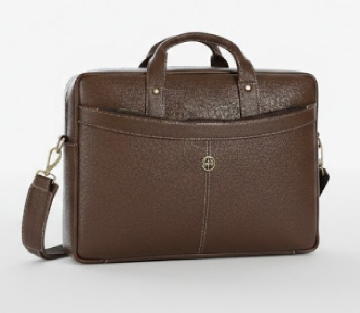 Hammonds LB122 Premium Cow Leather Laptop Bag for Men | Genuine Cow Leather Office Bag | 16-Inch Business Laptop Bag | Professional Work Bag | Corporate Gift Bag - PuriLite