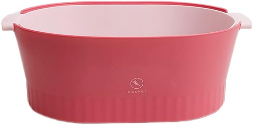 Kitchen Washbas Food Strainer Drain Basket Rotating Drainer Double-Layer Basin Vegetable Fruit Washing Strainer