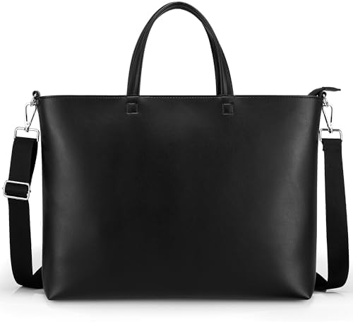 KALIDI Tote Bag Zipper Shoulder Bag Faux Leather Purses for Women Large Casual Handbag Work Dating College