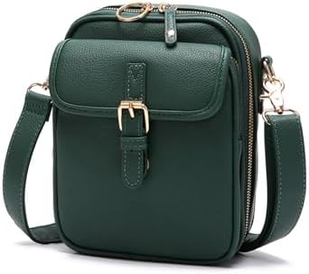 Lexiyat Crossbody Purses for Women Trendy Cell Phone Bag Leather Shoulder Handbags with Card Slots