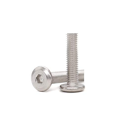 binifiMux 4pcs M10-1.25 x 70mm Serrated Flanged Hex Bolts Flange Hexagon Screws, Stainless Steel 18-8 (304), Plain Finish, DIN 6921