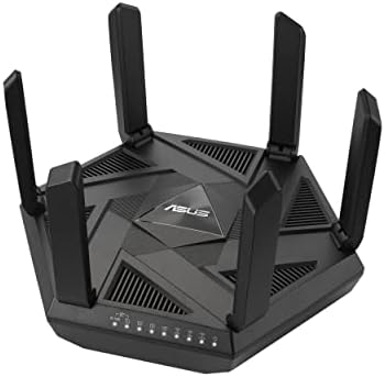 ASUS RT-BE86U BE6800 Dual-Band WiFi 7 Router, Supports 4096-QAM, MLO, AI WAN Detection, AiMesh, Subscription-Free Network Security, and Comprehensive VPN Features, Guest Network Pro, Gaming