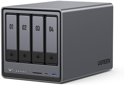 UGREEN NASync DXP2800 2-Bay Desktop NAS, Auto Backup Organize Phones/PCs Private Cloud Storage for Home & Office, Intel N100 Quad-core CPU, 8GB DDR5 RAM, 2.5GbE, Dual M.2 Slots, 4K HDMI (Diskless)