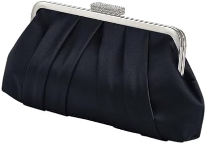 JAMBHALA Seashell Purse for Women Clear Evening Shoulder Bags with Pearl Chain