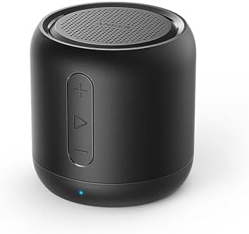 Anker SoundCore mini, Super-Portable Bluetooth Speaker with 15-Hour Playtime, 66-Foot Bluetooth Range, Enhanced Bass, Noise-Cancelling Microphone