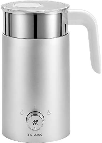 ZWILLING Enfinigy Electric Barista Non-Slip Milk Frother and Warmer, Black- Milk Steamer for Latte, Cappuccino, Macchiato