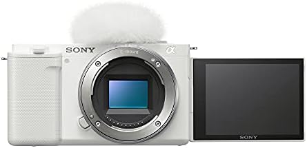 Sony Alpha ZV-E10 - APS-C Interchangeable Lens Mirrorless Vlog Camera Kit - White