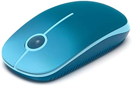 Wireless Mouse, Vssoplor 2.4G Slim Portable Computer Mice with Nano Receiver for Notebook, PC, Laptop, Computer-Black and Silver