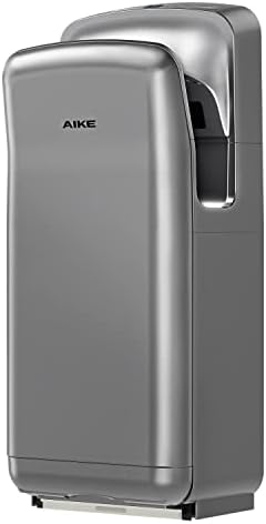 AIKE HEPA Filtered Vertical Hand Dryer Premium, 110-130V Silver Model AK2005H