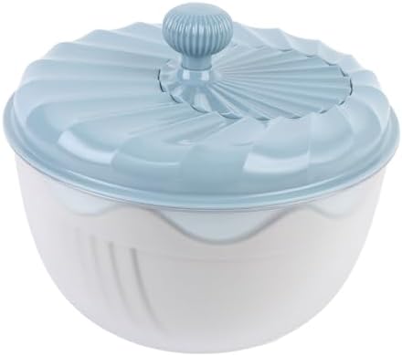 Yosoo Salad Spinner Efficient Multifunctional Vegetable Washer and Salad Chopper for Home Kitchen (Beige)