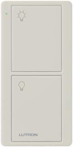 Lutron On/Off Switching Pico Remote for Caseta Smart Home Switch | PJ2-2B-GWH-L01 | White