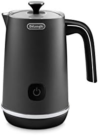 De'Longhi EMF2BK Plastic Electric Milk Frother with Hot and Cold Function Grey 17.02 x 11.43 x 19.56 cm; 889.04 Grams